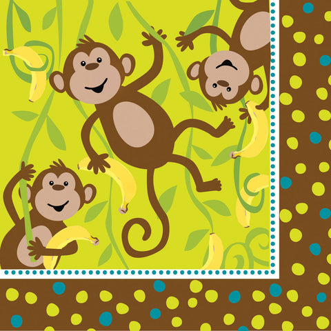 Monkeyin' Around Luncheon Napkins
