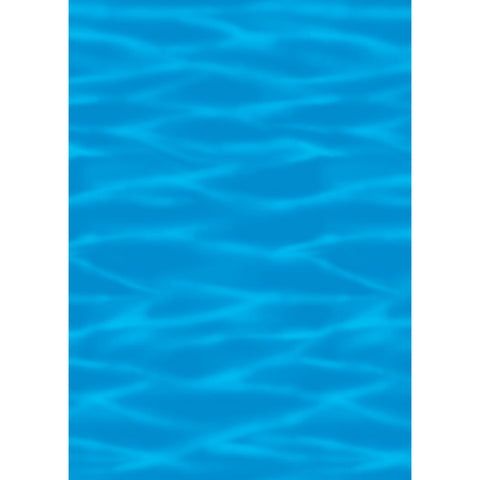Ocean Blue Room Roll