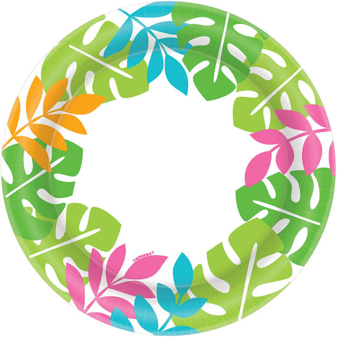 Palm Leaf Border Banquet Plates (40ct)