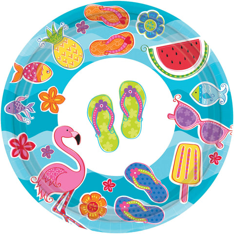 Summer Fun Banquet Plates (18ct)