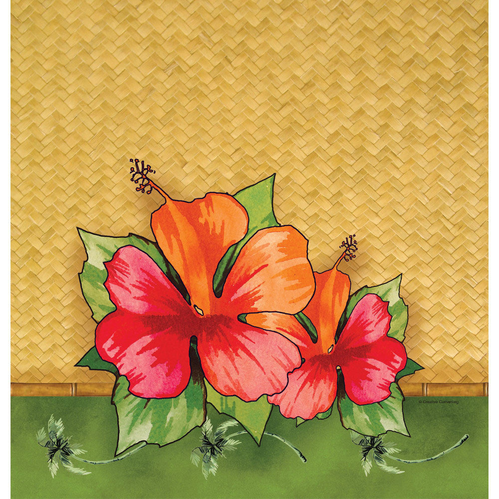 Bamboo Weave Plastic Tablecover