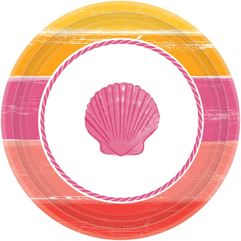 Summer Shells Dessert Plates (18ct)