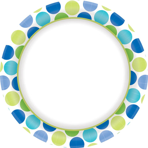 Cool Dots Banquet Plates (100ct)