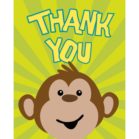 Monkeyin' Around Thank You Notes
