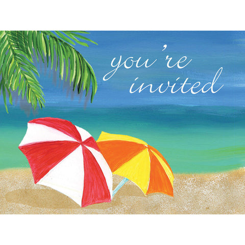Tropical Vacation Invitations