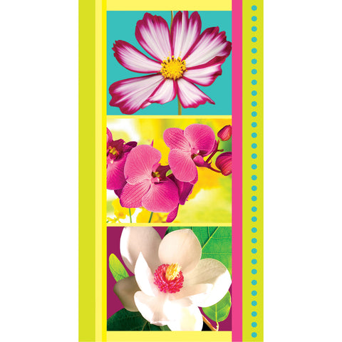 Island Flowers Guest Towel Napkins