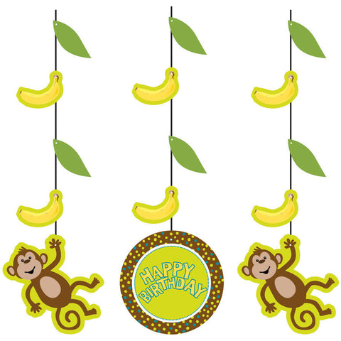 Monkeyin' Around Hanging Cutouts