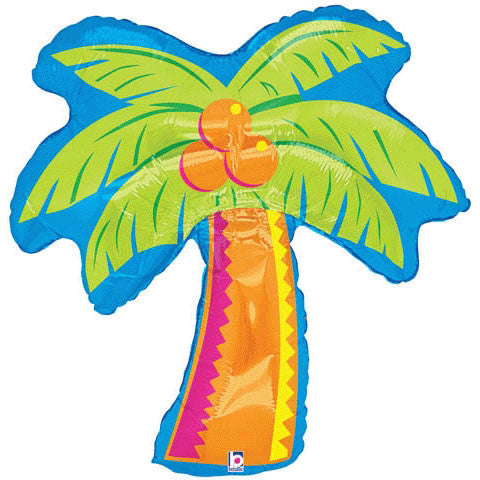 37" Tropical Palm Tree Helium Shape
