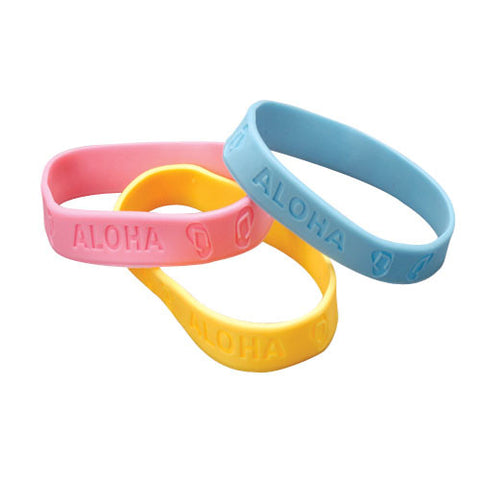 Luau Rubber Band Bracelets