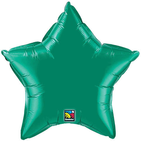 20" Emerald Star Foil Balloon