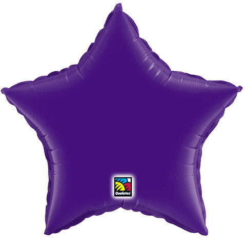 20" Purple Star Foil Balloon