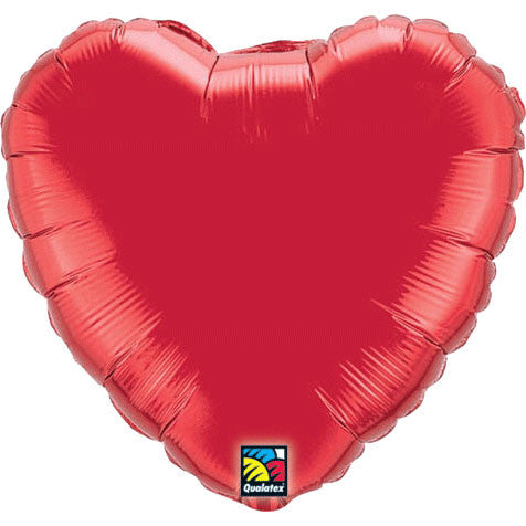 36" Red Heart Balloon