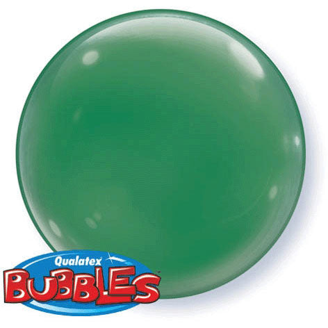 15" Green Bubble Balloon (4 ct)