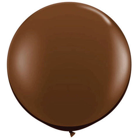 3' Chocolate Brown Latex Balloon