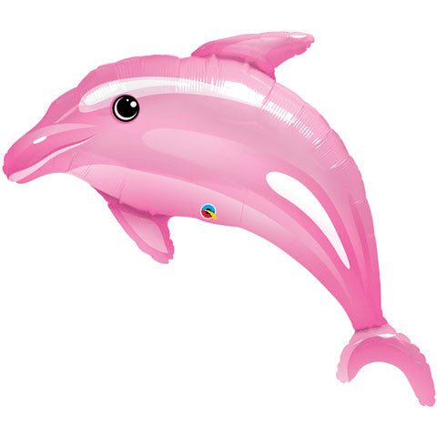 42" Delightful Pink Dolphin Helium Shape
