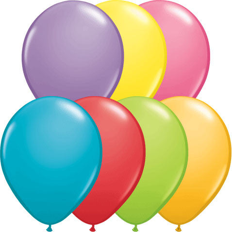 11" Festive Assortment Latex Balloons Party Pack (48 ct)