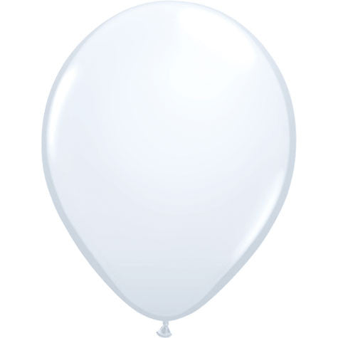 11" White Latex Balloons Party Pack (48 ct)