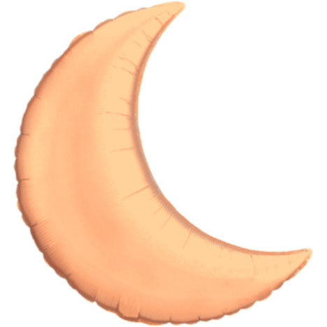 36" Metallic Gold Crescent Moon Foil Balloon
