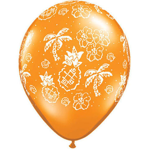 11" Tropical Fun Around Balloons (10 ct)